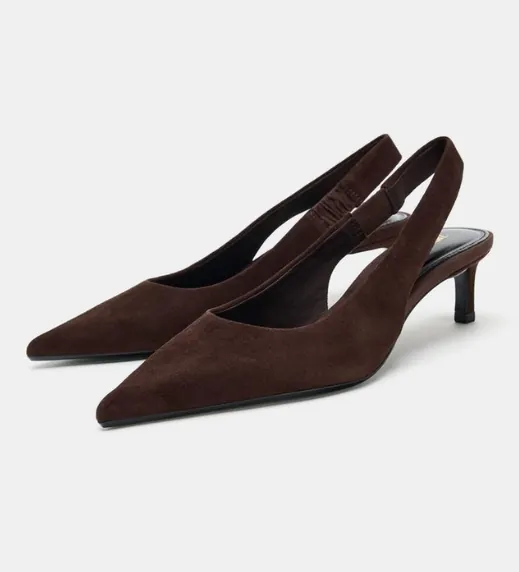 Suede Kitten Heels